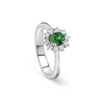 Ring Salvini Woman LOVE for COLOR in Gold Smeraldo 0.35 Ct 20099561 - 20099561